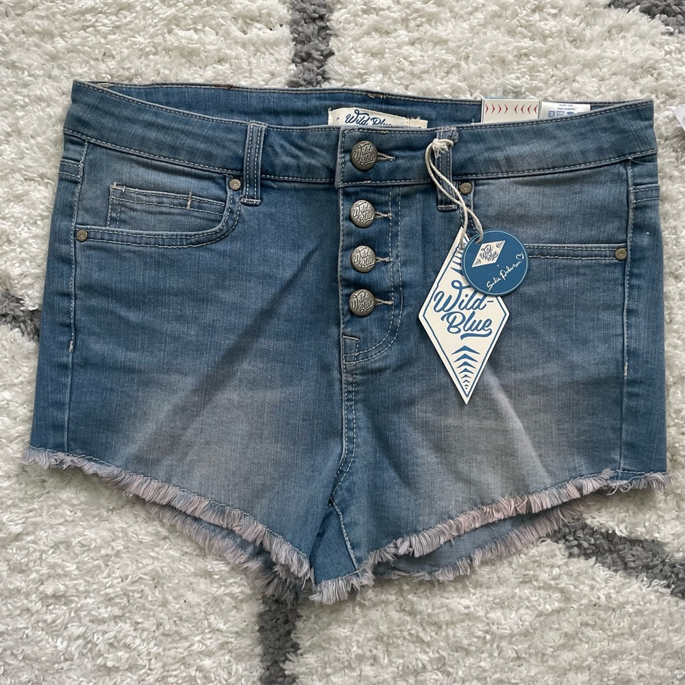 Jean shorts, Wild Blue, 5/6 NWT (Rue 21)